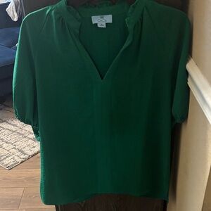 C&C California Emerald Green Blouse